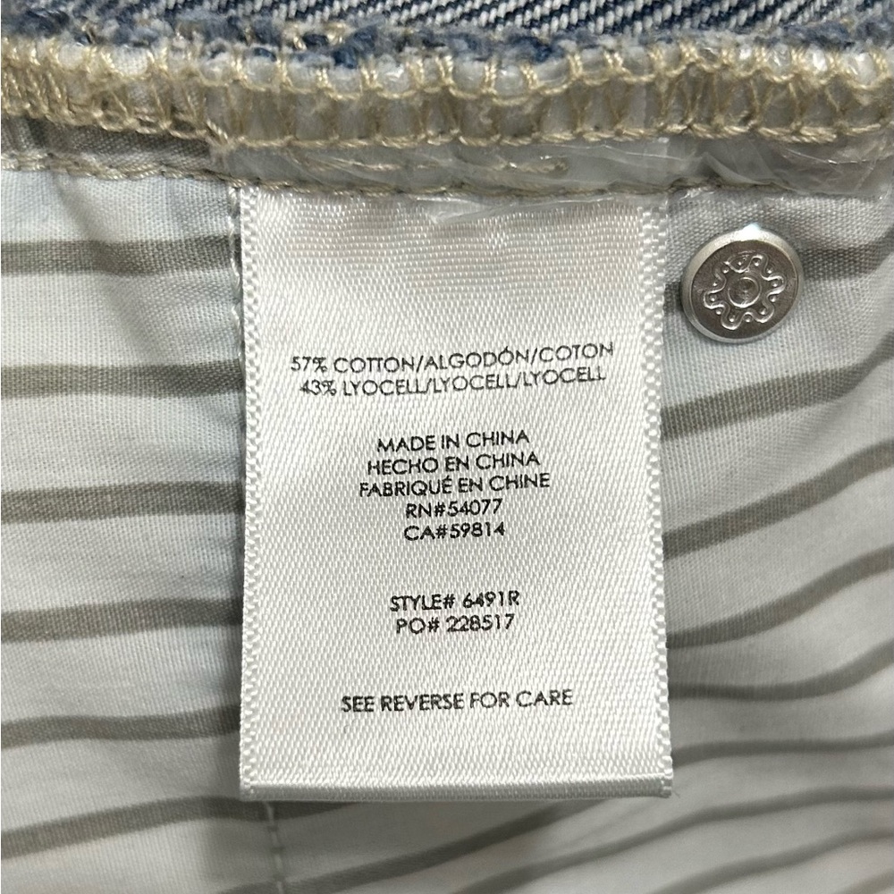Cabi Ashbury Wide-Leg Jeans 6491, size 8R - Picture 4 of 4